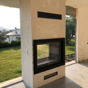 Ön Arka Açık Şömine Model 7