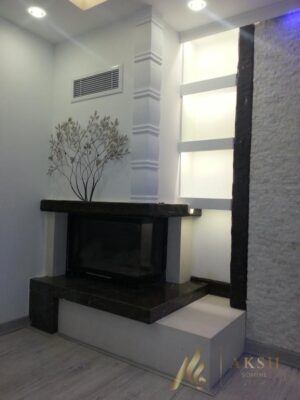 Üç Yönü Açık U Tipi Şömine Zümre 7127