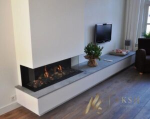 Üç Yönü Açık U Tipi Şömine Zümre 71262