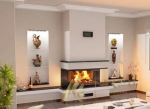 Üç Yönü Açık U Tipi Şömine Zümre 71284