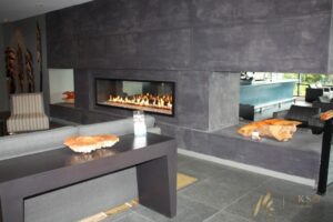 İki Yönü Açık Şömine Eliz 8008